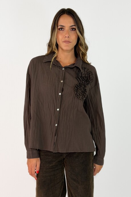 CAMISA CORCEGA Chocolate