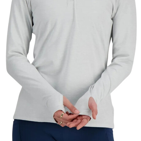 Buzo New Balance Space Dye Quarter Zip Grey
