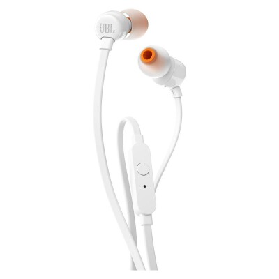 AURICULARES CON CABLE JBL JBLT110 blancos C/ MIC AURICULARES CON CABLE JBL JBLT110 blancos C/ MIC
