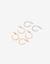Aros Argollas Set Special Price Set De Argollas De Metal - Combinacion Multicolor