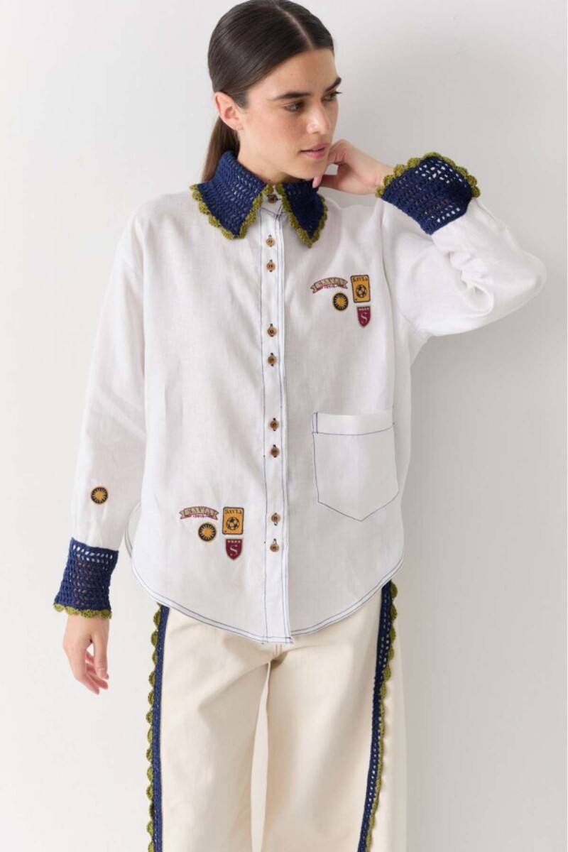 Pre Venta Camisa Emblema Arm - Blanco 