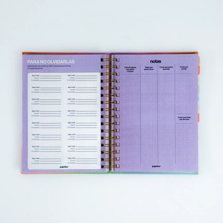 Agenda 2026 con stickers Tigres Sc