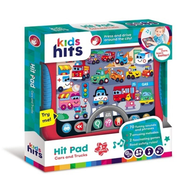 KIDS HITS - Tablet Automóviles y Camiones - KH01/008 KIDS HITS - Tablet Automóviles y Camiones - KH01/008