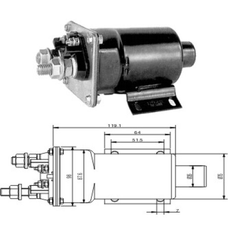 AUTOMATICO DE ARRANQUE - 12V AUTOMATICO DELCO 40MT =SS.50 ZM AUTOMATICO DE ARRANQUE - 12V AUTOMATICO DELCO 40MT =SS.50 ZM