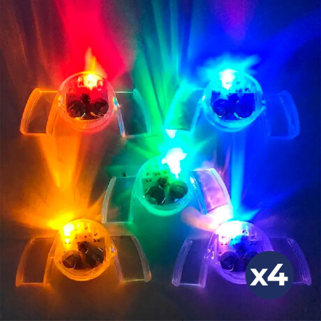 Set Cotillón Premium Luz Led 100pc Cumpleaños Fiesta Cot002046