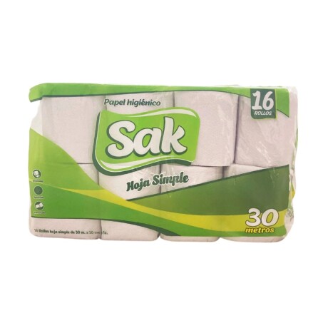 Pack X16 Papel Higiénico Sak 30 Metros 001