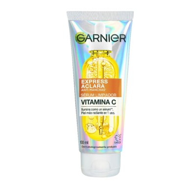 Garnier Express Aclara Serum Limpiador 100 Ml. Garnier Express Aclara Serum Limpiador 100 Ml.