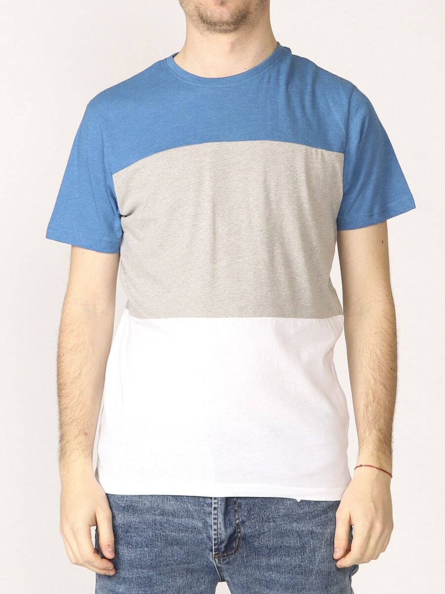 T-shirt Navigator - Azul Piedra/gris Medio 