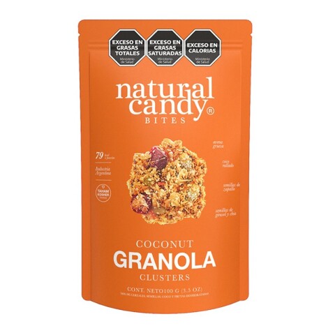 Bites Natural Candy Coconut Granola 100G Bite Canela Granola 100g