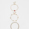 Pulseras Flexibles Sets Con strass Set De Pulseras Flexibles Con Strass - Dorado