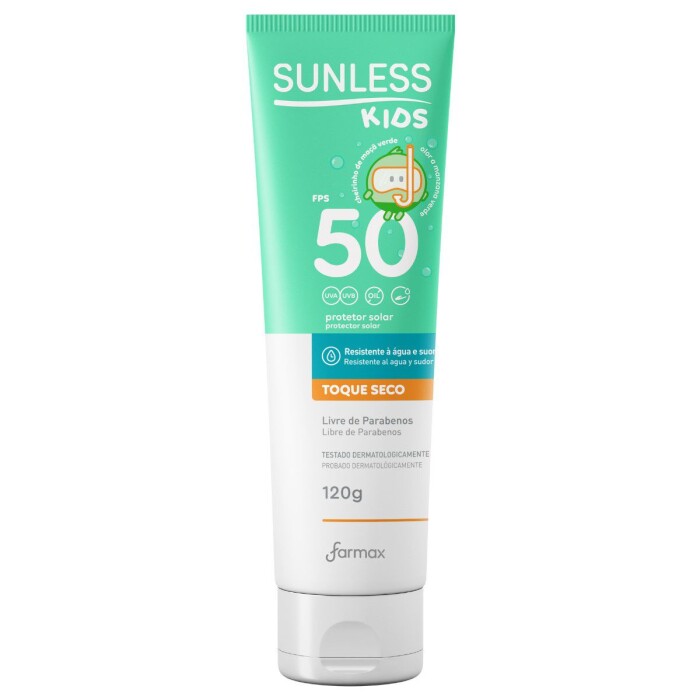 PROTECTOR SOLAR FPS50 KIDS SUNLESS 120GR única