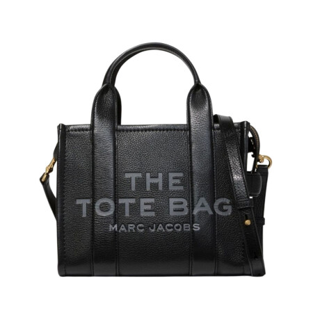 Marc Jacobs- Bolso de cuero, The Small Tote Bag Negro