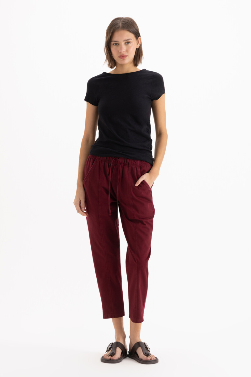 PANTALON LIGHT Bordo