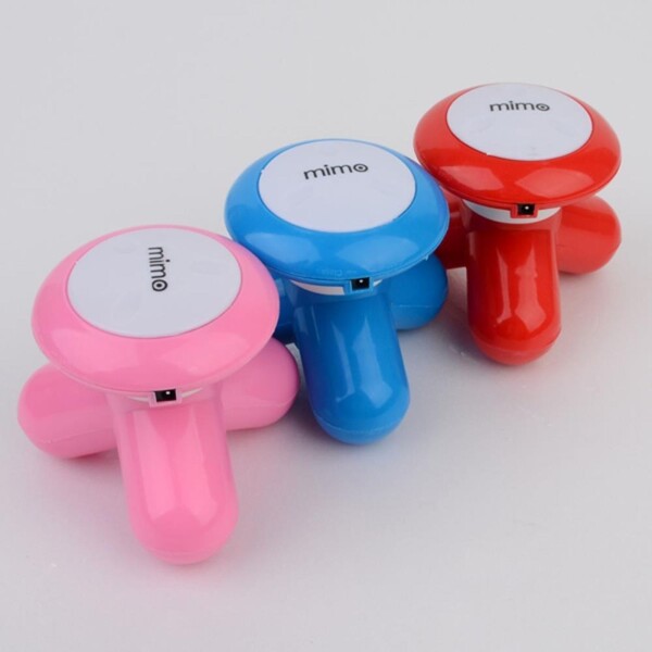 Masajeador Mini Eléctrico Portátil Usb O Pilas Mimo Color Variante Azul