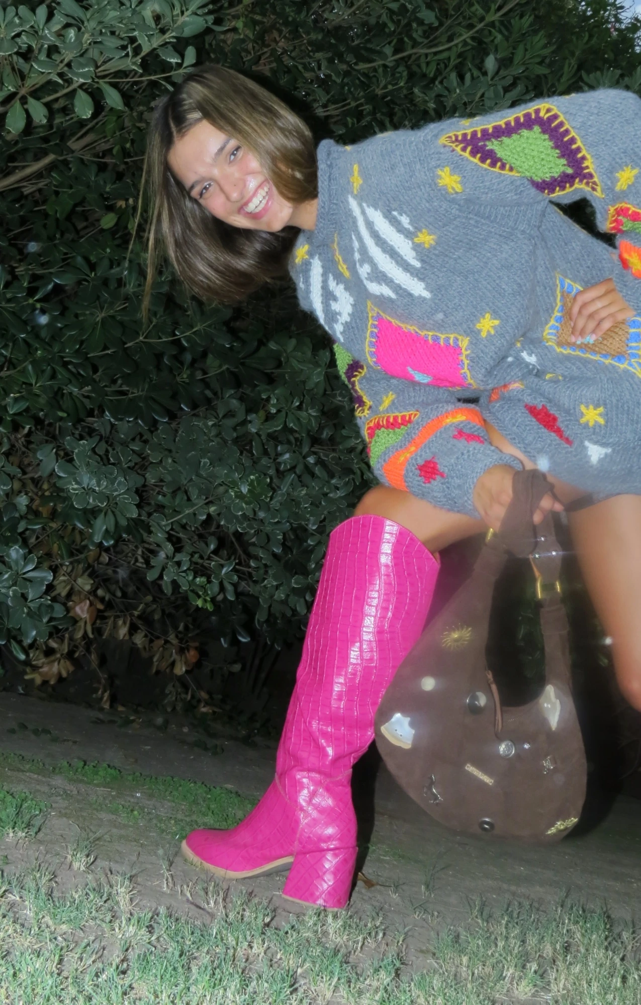 High Heel Boots - Crocco