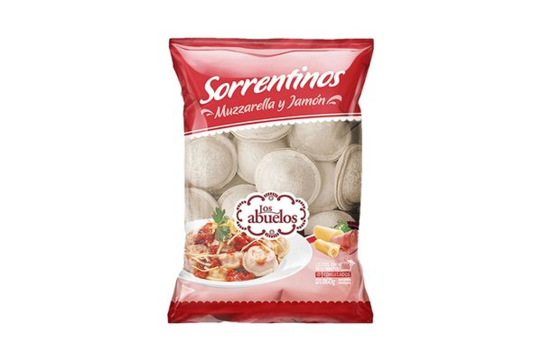 SORRENTINOS MUZZARELLA Y JAMON LOS ABUELOS 