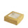 Caja cartulina con visor 13x13x4cm MADERA
