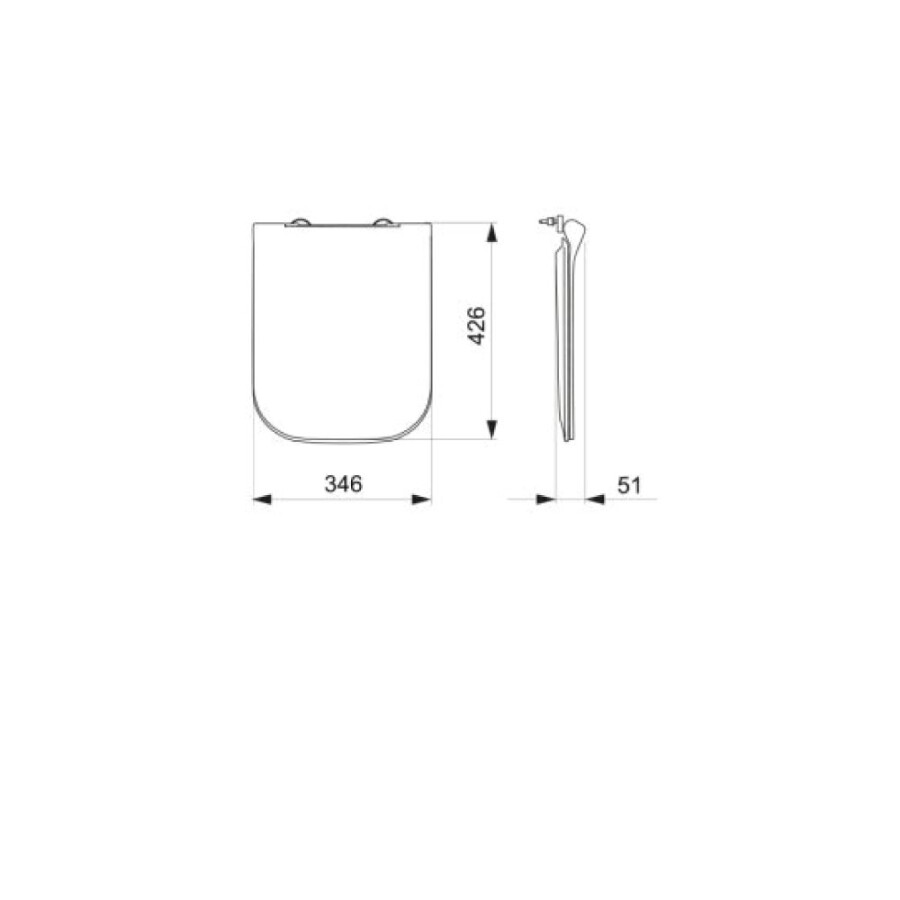 Tapa Inodoro Temple Uf con Caída Tapa Inodoro Temple Uf con Caída