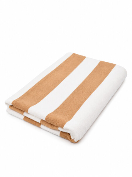 TOALLA IBIZA RAYAS BEIGE