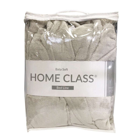 Bata de Cama Microfibra Home Class Talle P al XG Beige 1