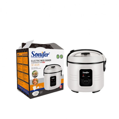 Olla Arrocera Eléctrica Sonifer Sf-4026 4l 700w Blanca Olla Arrocera Eléctrica Sonifer Sf-4026 4l 700w Blanca