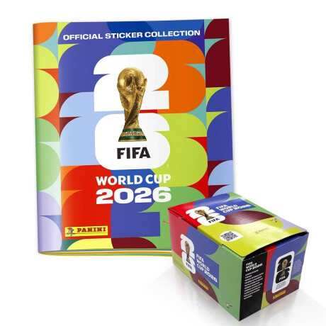Caja Figuritas + Álbum Copa Mundial de la FIFA 2026 104 Sobres