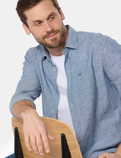 CAMISA DE LINO Denim
