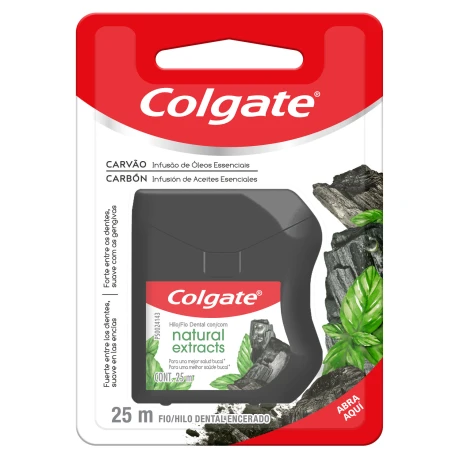 Hilo Dental Colgate Natural Carbón 25 M Hilo Dental Colgate Natural Carbón 25 M