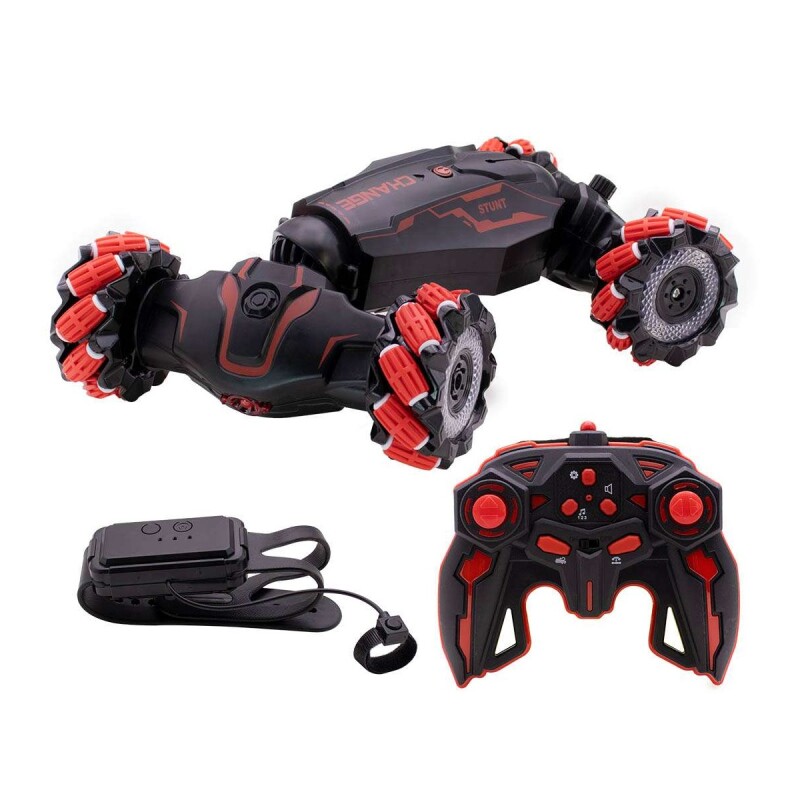 Auto a control remoto STUNT CLIMBING con sensor de mano Rojo Auto a control remoto STUNT CLIMBING con sensor de mano Rojo