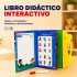 Libro Didáctico Interactivo Bilingüe con 20 Hojas Táctiles Diseño 2