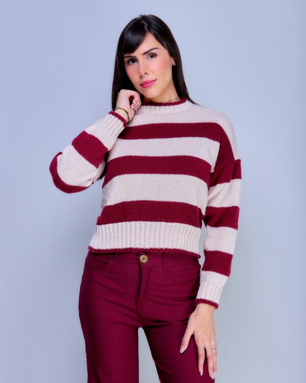 Sweater Keisha Bordó