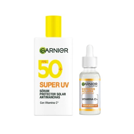 Pack Garnier Sérum anti manchas + Protector Solar Invisible Pack Garnier Sérum anti manchas + Protector Solar Invisible