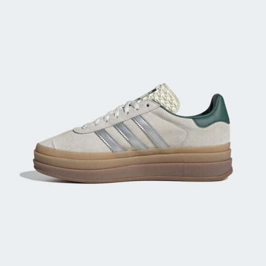 Championes Adidas Gazelle Bold Blanco