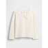 K2W HEART COLLAR TOP IVORY FROST