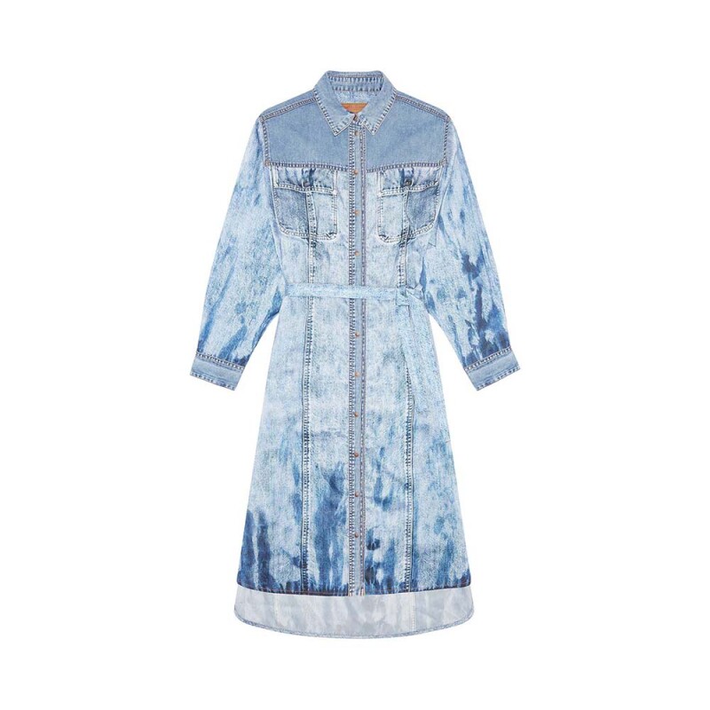 Vestido Diesel D-Anish Dress Mujer Blue Denim