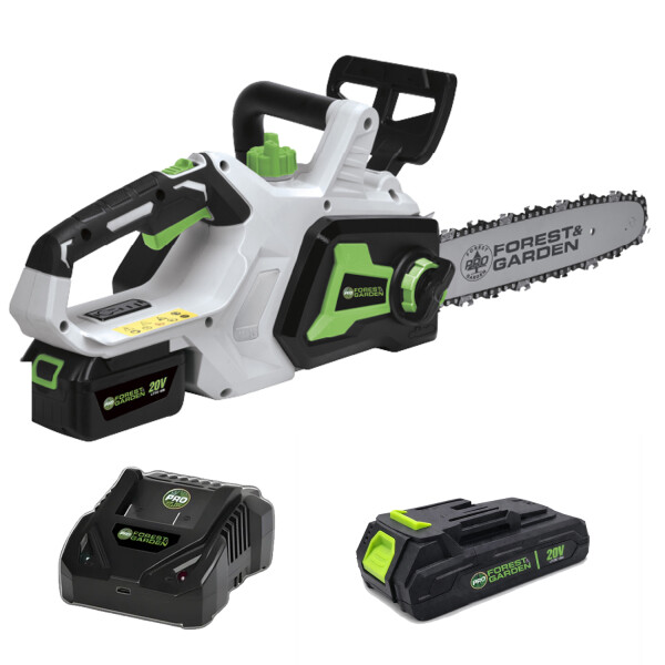 Motosierra Fyg 12" 20v Batería 2ah Cargador MOTOSIERRA ELECTRICA 12 FOREST E912C1