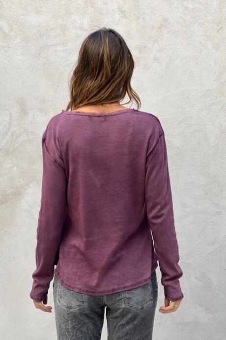 BLUSA LOEN PURPURA