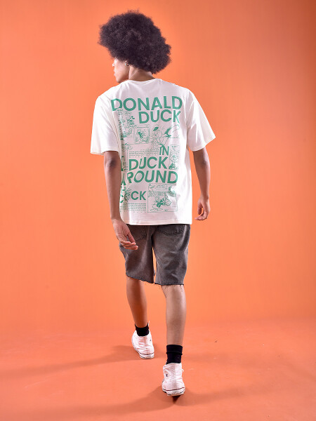 REMERA DONALD CLOCK OFF WHITE