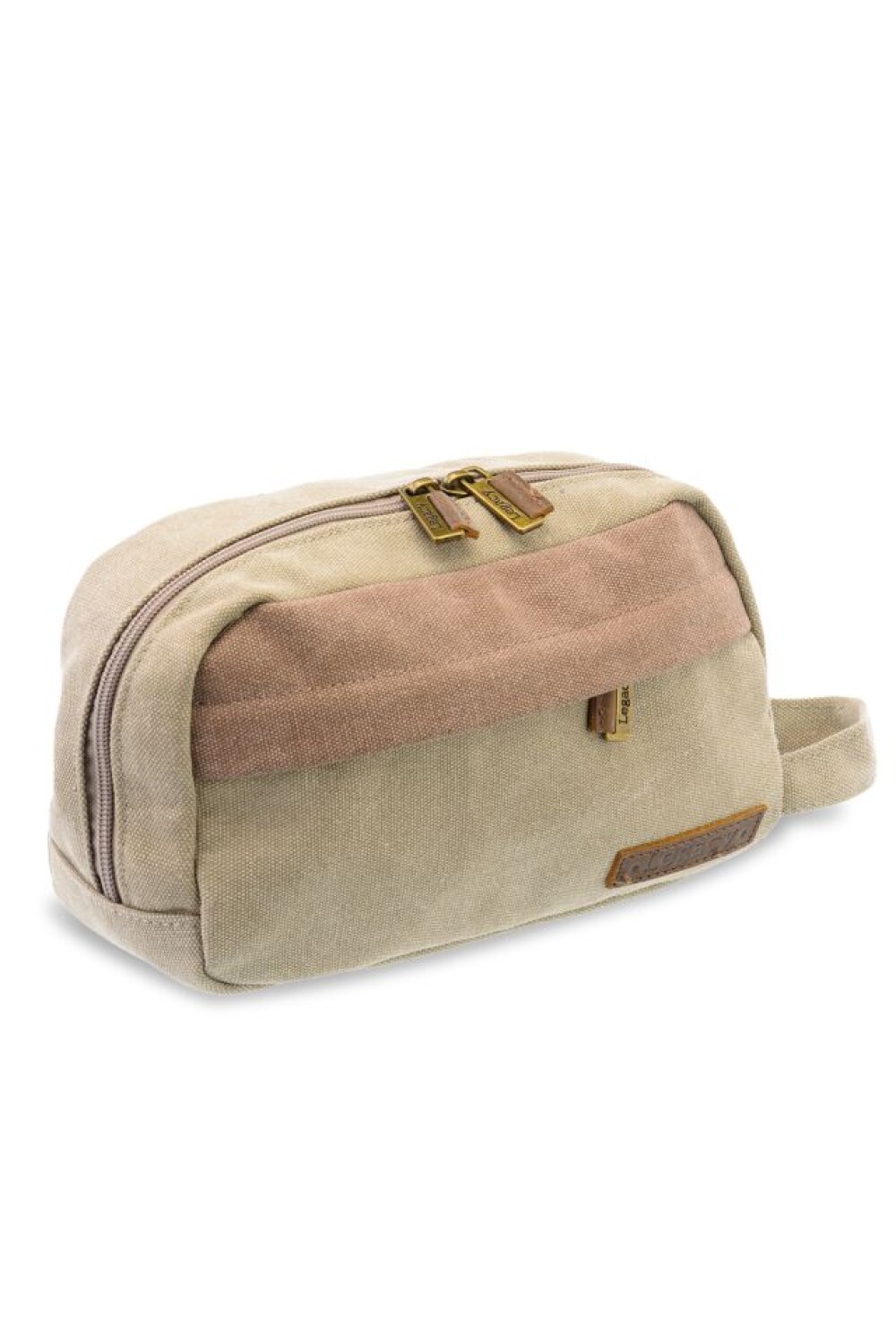 NECESSAIRE DE LONA BICOLOR Oliva