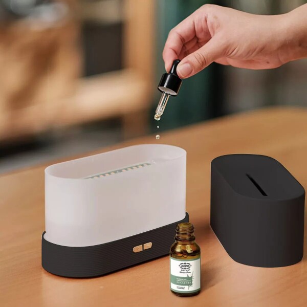 Humidificador Difusor Aromatizador Vaporizador USB Dellorean Variante Color Negro