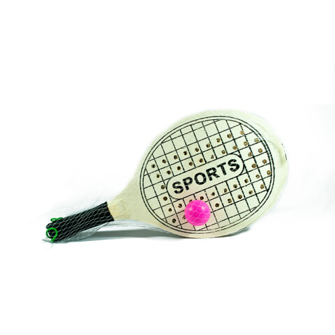 Paleta de madera con pelota Paleta De Madera Con Pelota