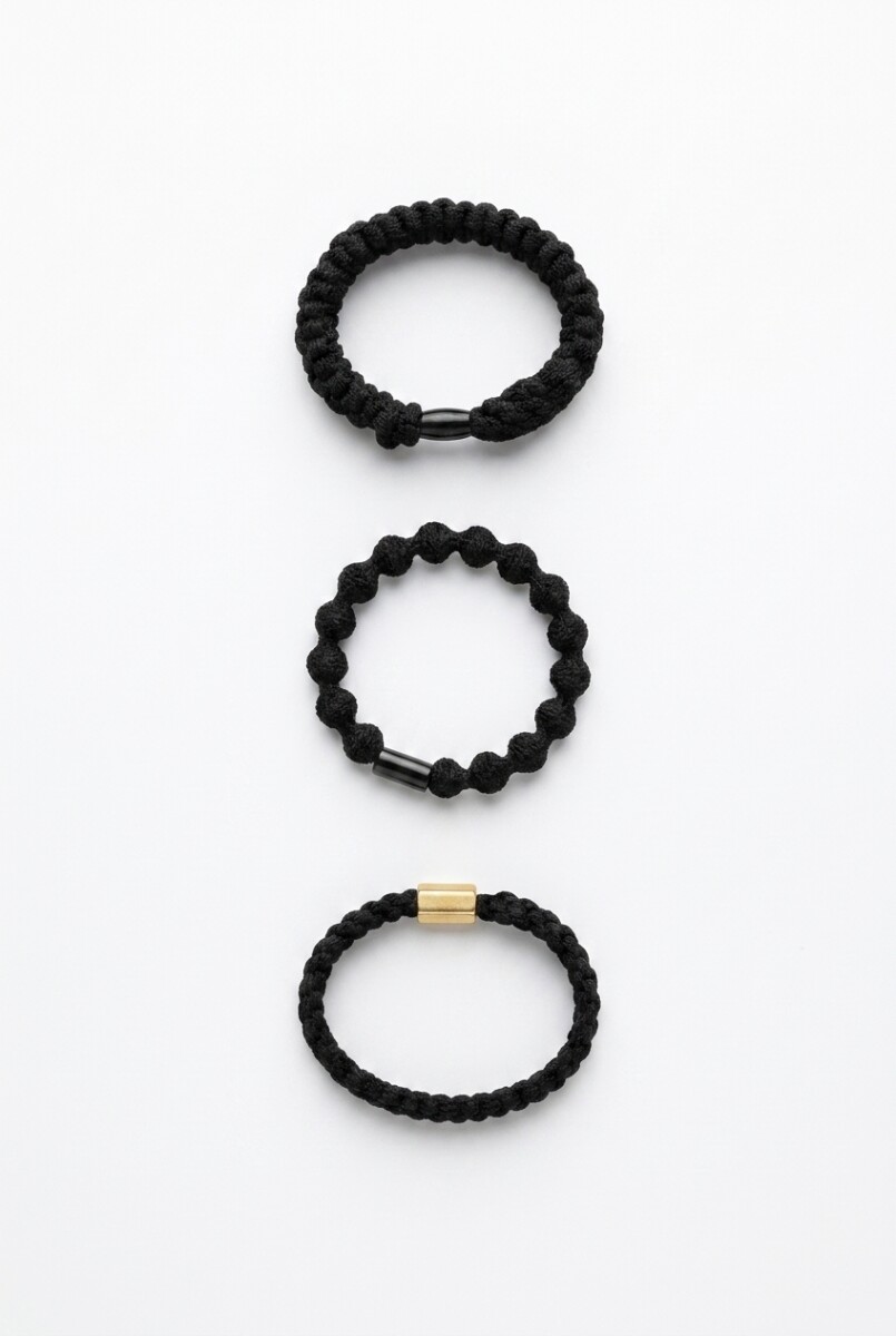 Set de 3 gomitas basic - multicolor 