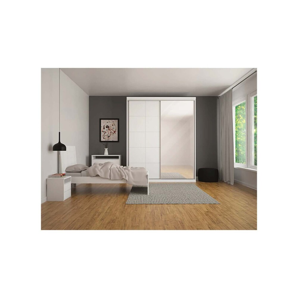ROPERO PLACARD 2 PUERTAS MDF BLANCO SOUTH