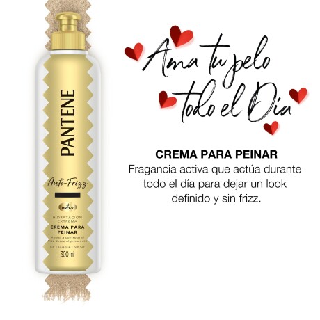 Pantene Crema de Peinar Anti-Frizz 300 ml – Cabello Controlado y Brillante Pantene Crema de Peinar Anti-Frizz 300 ml – Cabello Controlado y Brillante