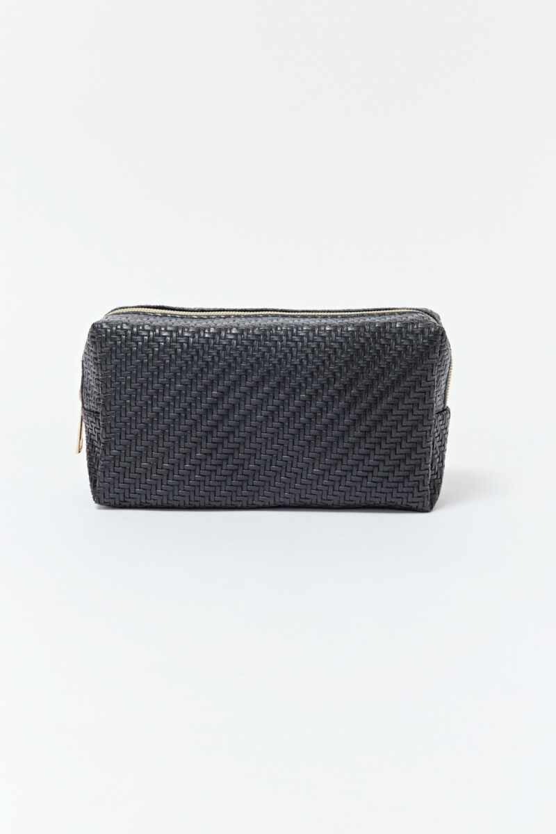 Necessaire Tejido - Negro 