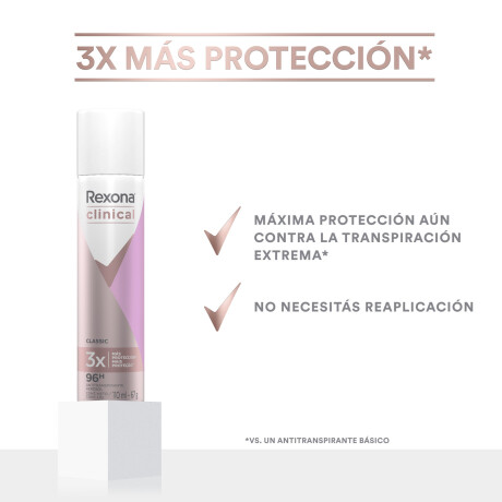 Rexona Desodorante Aerosol Clinical Femeninom Clasic Rexona Desodorante Aerosol Clinical Femeninom Clasic