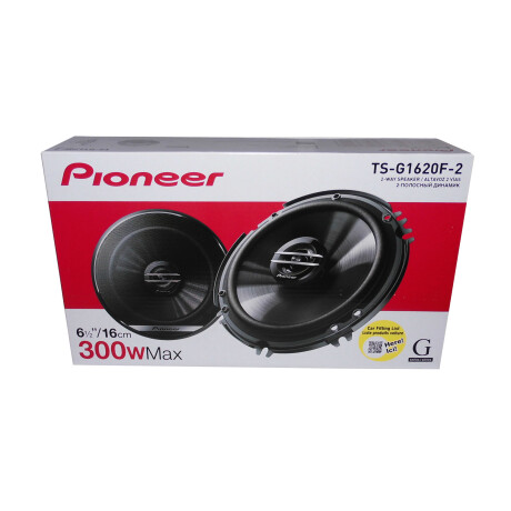 Pioneer - Parlante 2 Vías 16 cm para Auto Serie G TS-G1620F - 300W. 001