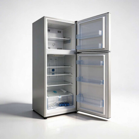 Refrigerador Inverter Daewoo Heladera de 332 Lts Frio Seco Color gris