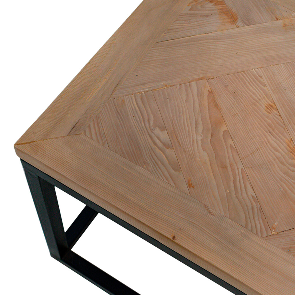 Mesa lateral pinotea reciclada 55x55x50h (Por pedido) Mesa lateral pinotea reciclada 55x55x50h (Por pedido)