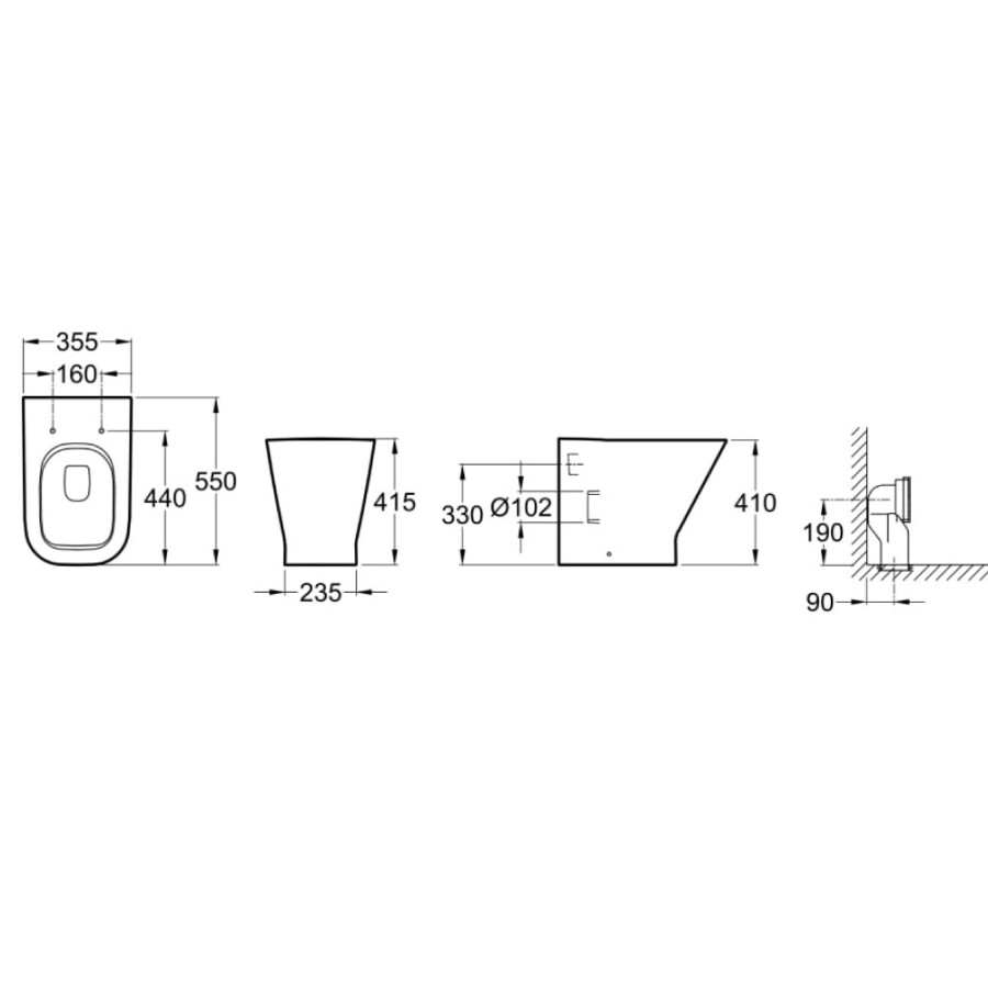Inodoro Corto The Gap Inodoro Corto The Gap